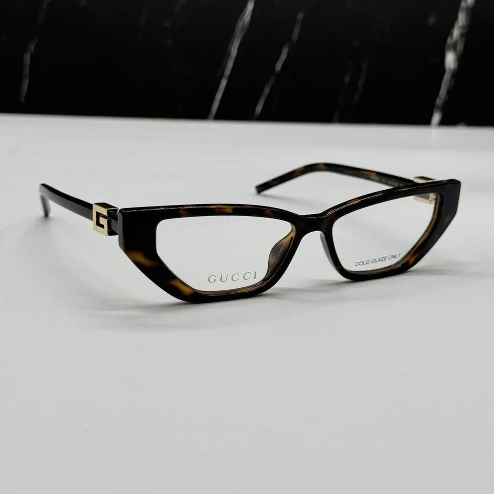 NEW GUCCI EYEGLASSES GG1683O 003 WOMEN HAVANA EYEWEAR GUCCI